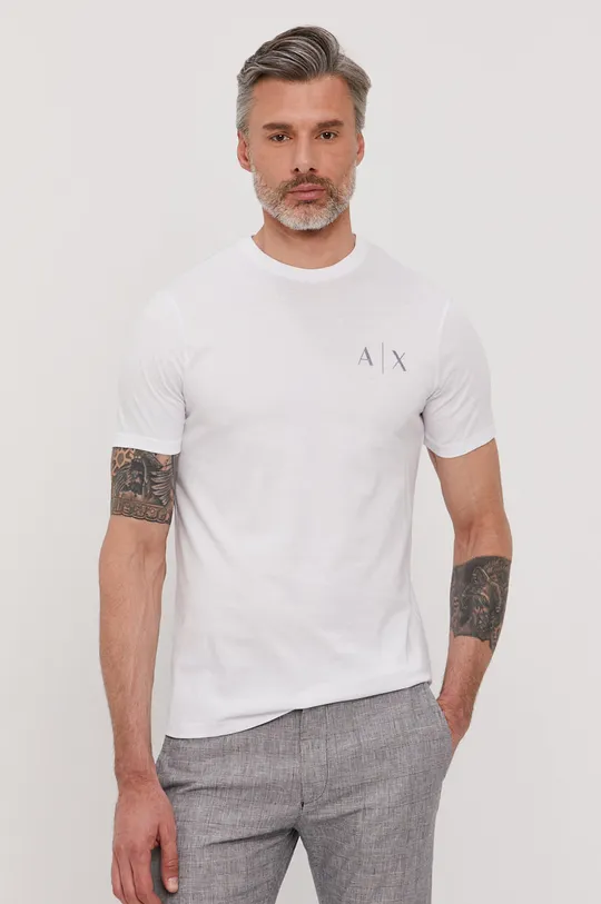 Armani Exchange T-shirt 3KZTGB.ZJBVZ biały