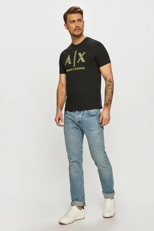 Armani Exchange - T-shirt 3KZTAF.ZJ4JZ czarny
