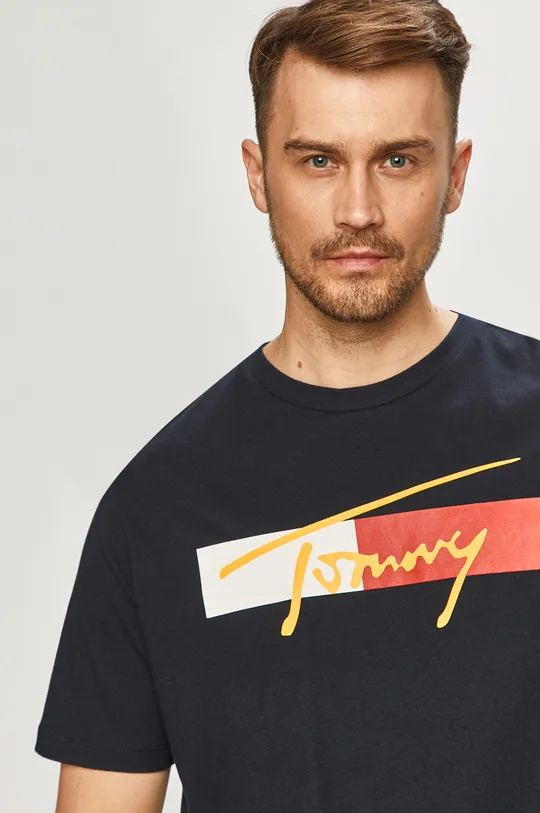 granatowy Tommy Jeans - T-shirt UM0UM02115.4891