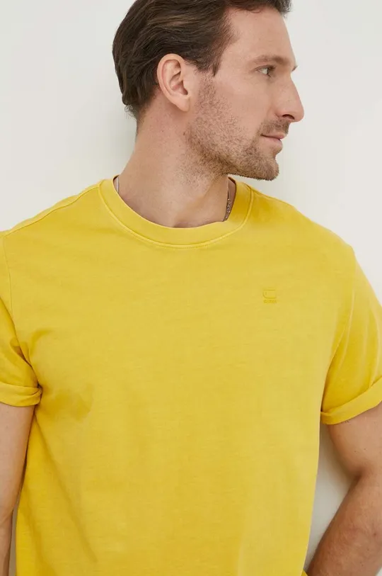 κίτρινο Βαμβακερό μπλουζάκι G-Star Raw x Sofi Tukker