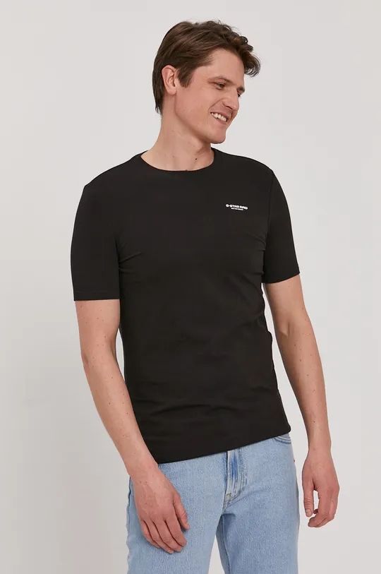 fekete G-Star Raw t-shirt Férfi