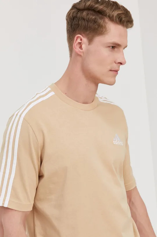 hnedá Tričko adidas GK9136