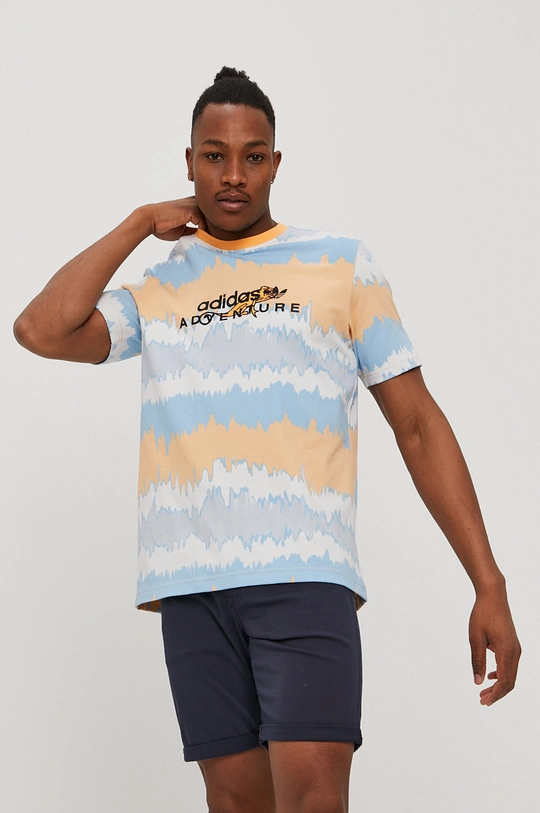 multicolor adidas Originals T-shirt GN2361 Męski