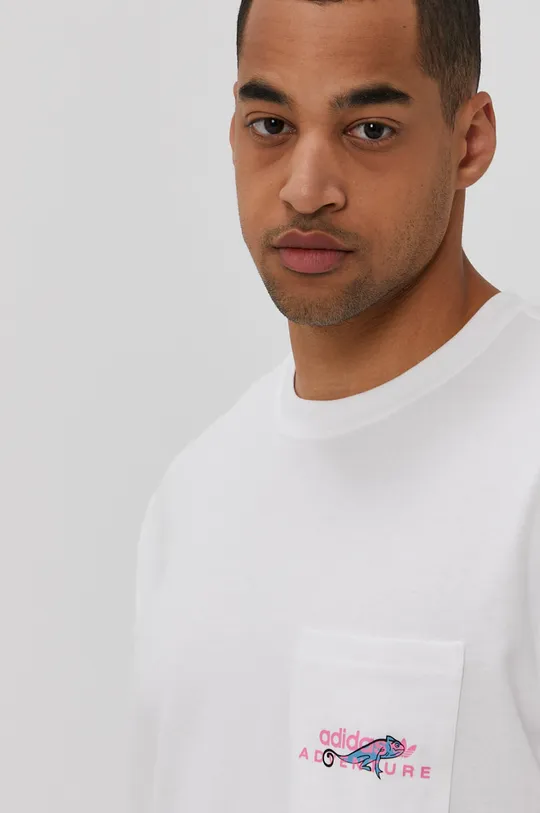 biały adidas Originals T-shirt GN2365