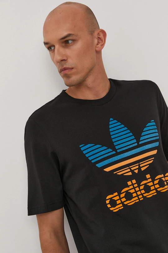 czarny adidas Originals T-shirt GP0166