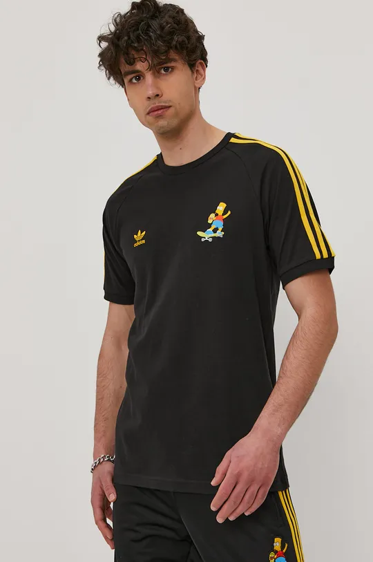 czarny adidas Originals T-shirt HA5815 Męski