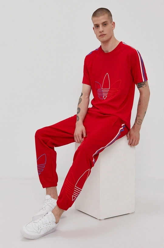 červená Tričko adidas Originals GR0534 Pánsky