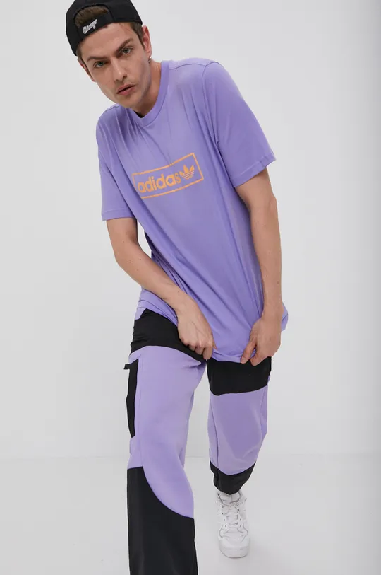 фиолетовой Футболка adidas Originals Мужской