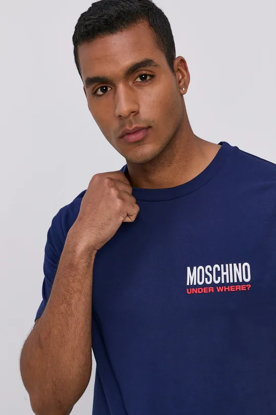 Μπλουζάκι Moschino Underwear μπλε