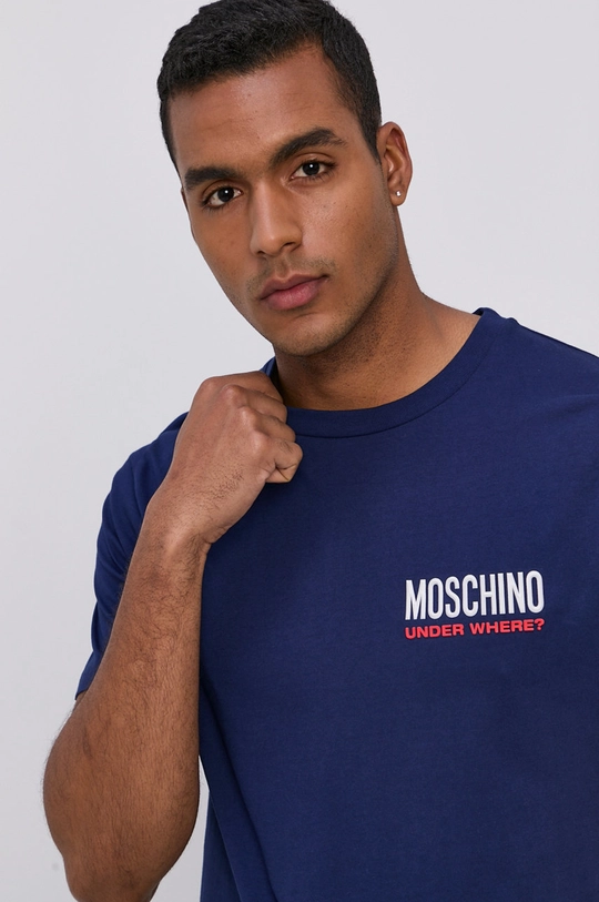 Футболка Moschino Underwear голубой