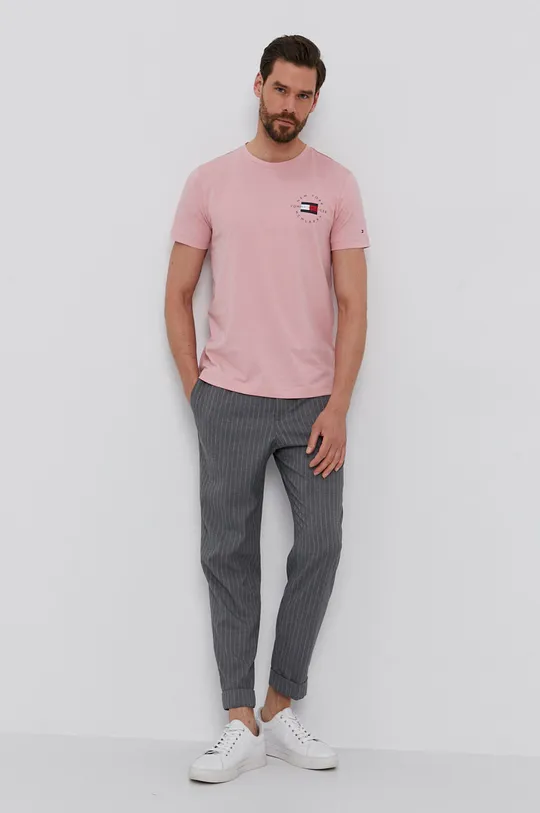 Tommy Hilfiger T-shirt różowy