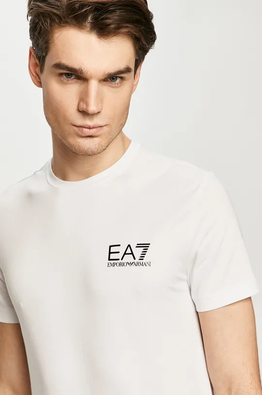 biały EA7 Emporio Armani - T-shirt 3KPT05.PJ03Z