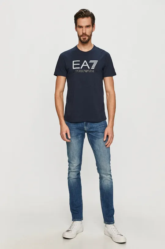 EA7 Emporio Armani - T-shirt 3KPT12.PJ7CZ granatowy