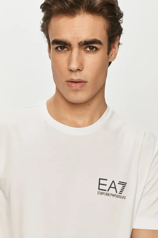 biały EA7 Emporio Armani - T-shirt 3KPT06.PJ03Z