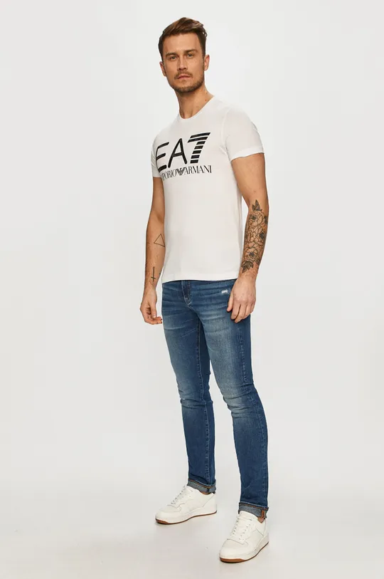 EA7 Emporio Armani - T-shirt 3KPT27.PJ7CZ biały