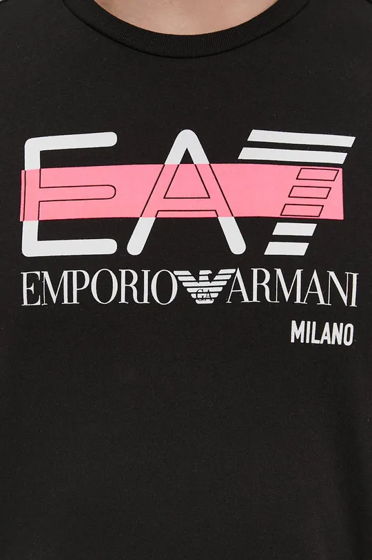 czarny EA7 Emporio Armani - T-shirt 3KPT32.PJ7CZ