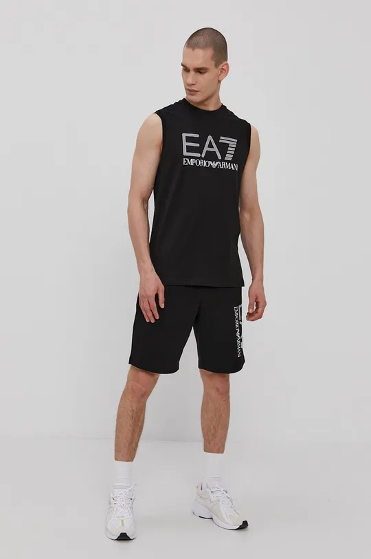 EA7 Emporio Armani t-shirt fekete