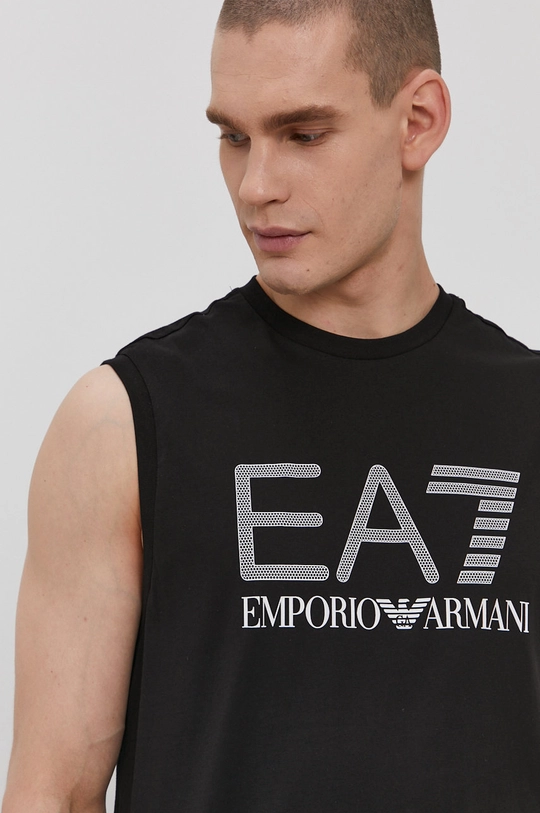 fekete EA7 Emporio Armani t-shirt