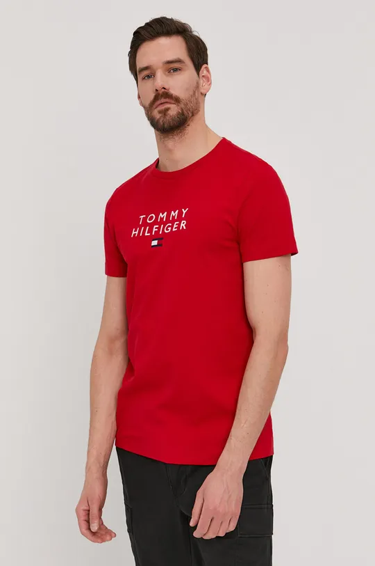 piros Tommy Hilfiger - T-shirt Férfi