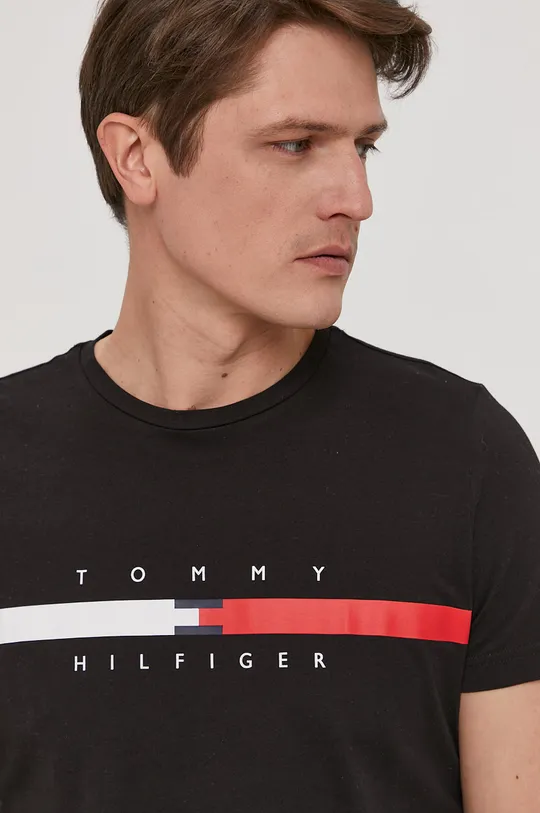 čierna Tričko Tommy Hilfiger