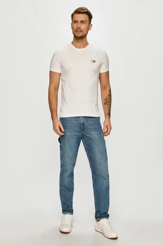 Tommy Jeans - T-shirt DM0DM10099.4891 biały