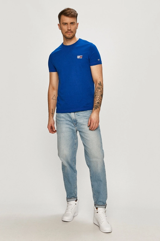 Tommy Jeans - T-shirt DM0DM10099.4891 niebieski