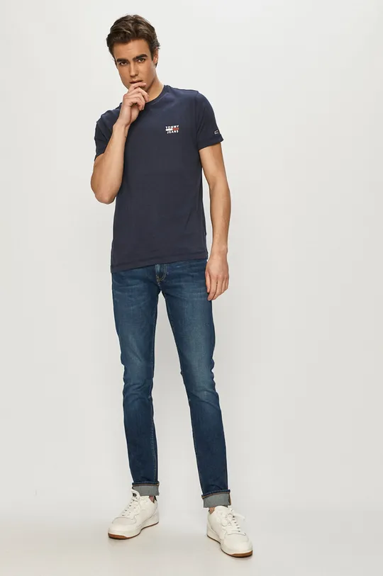 Tommy Jeans t-shirt mornarsko modra