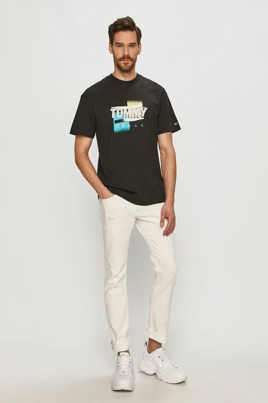 Tommy Jeans - T-shirt DM0DM10233.4891 czarny