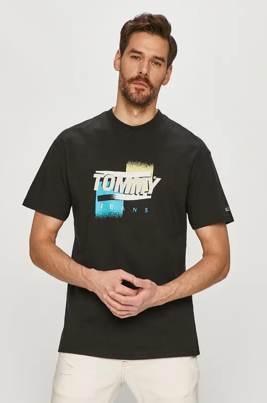czarny Tommy Jeans - T-shirt DM0DM10233.4891