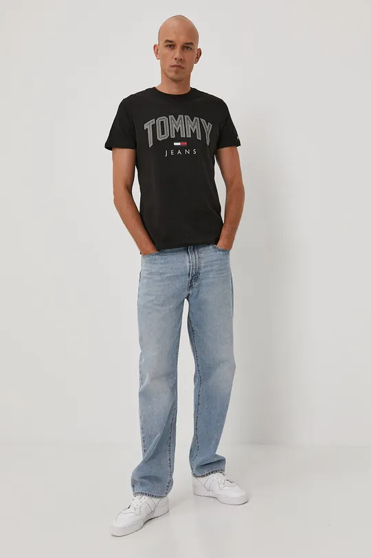 Tommy Jeans t-shirt fekete