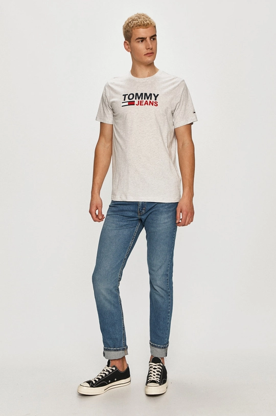 Tommy Jeans - Tričko sivá