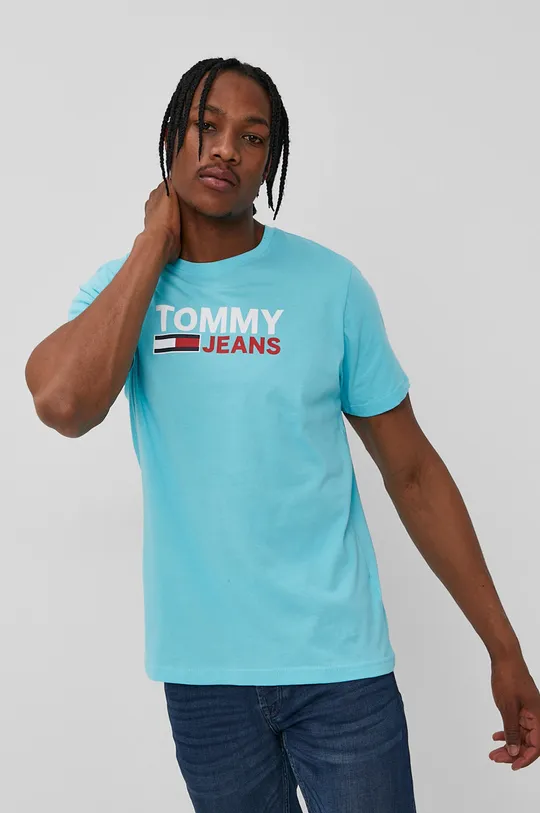 блакитний Tommy Jeans - Футболка