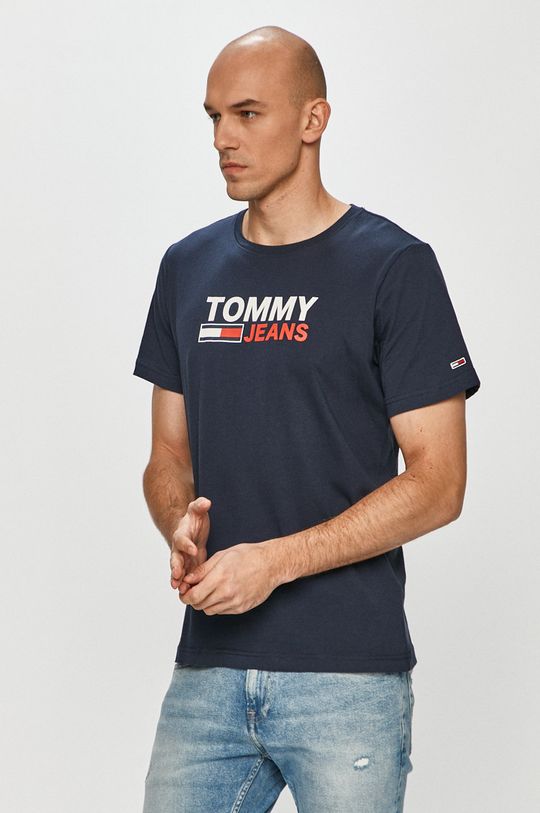 námořnická modř Tommy Jeans - Tričko