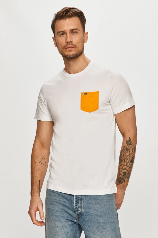 biały Tommy Jeans - T-shirt DM0DM10283.4891