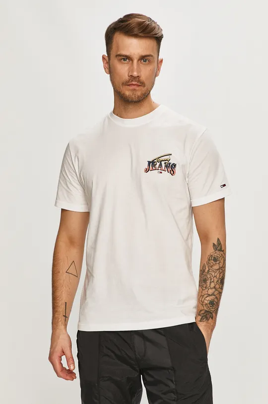 Tommy Jeans - T-shirt DM0DM10622.4891 100 % Bawełna organiczna