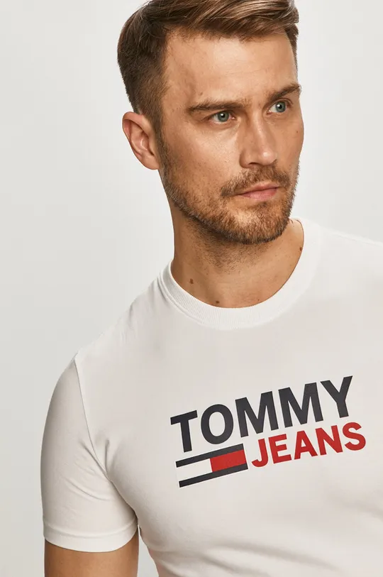 biały Tommy Jeans - T-shirt DM0DM10626.4891