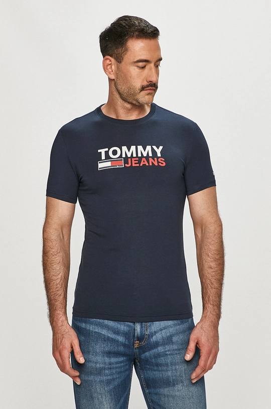 tmavomodrá Tommy Jeans - Tričko