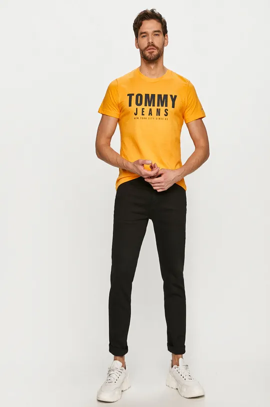 Tommy Jeans - Футболка помаранчевий