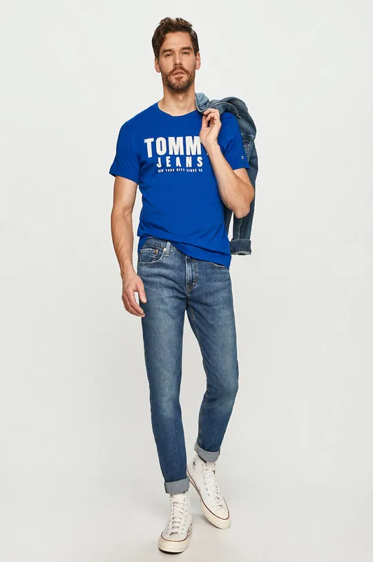 Tommy Jeans - Футболка блакитний
