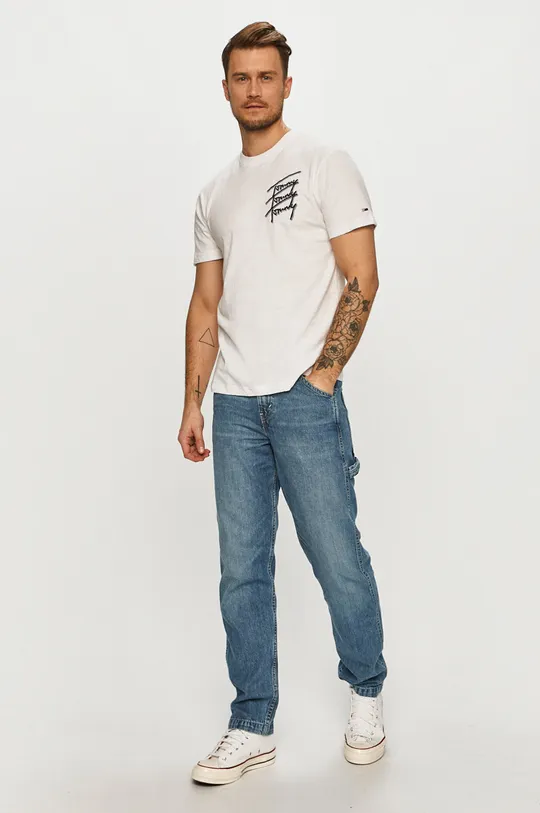 Tommy Jeans - T-shirt DM0DM10228.4891 100 % Bawełna organiczna