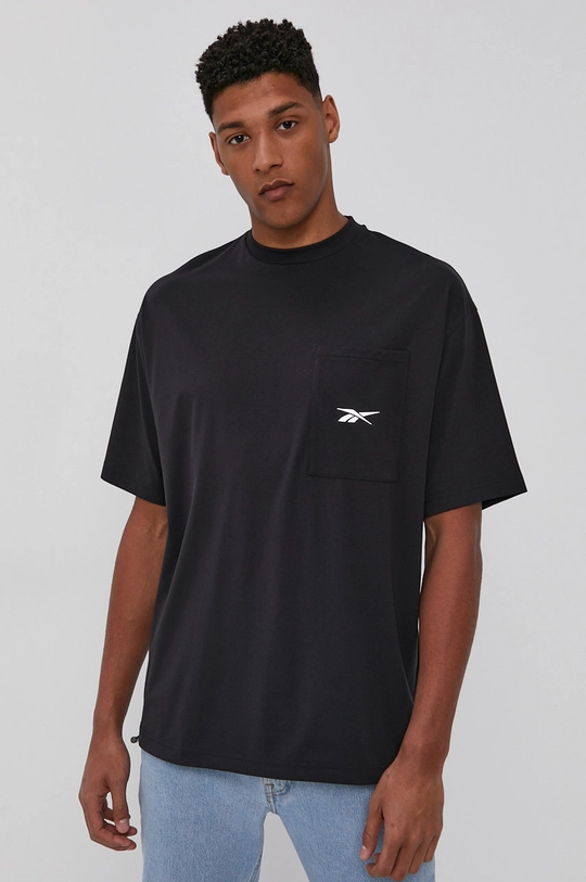 czarny Reebok T-shirt GL3128 Męski