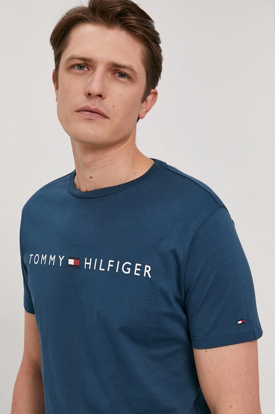 голубой Футболка Tommy Hilfiger