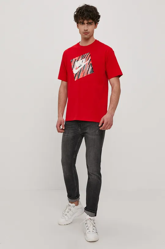 Nike Sportswear - T-shirt czerwony
