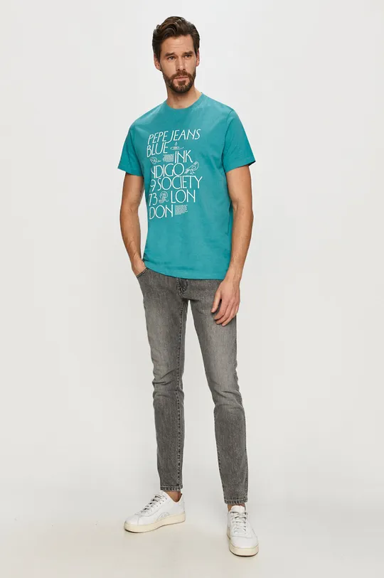 Pepe Jeans - T-shirt zielony