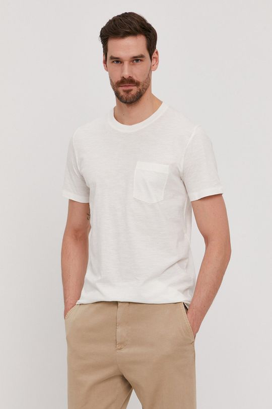 biały Selected Homme T-shirt Męski