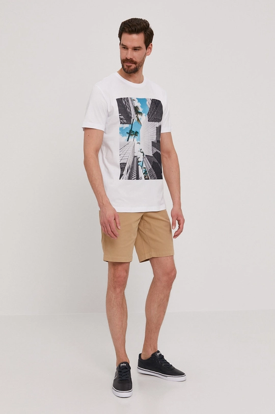 Selected Homme T-shirt biały