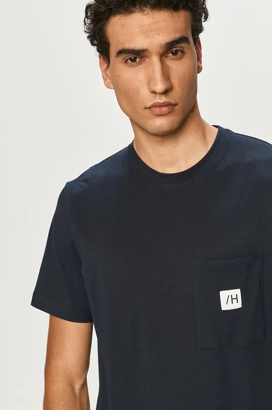 granatowy Selected Homme T-shirt