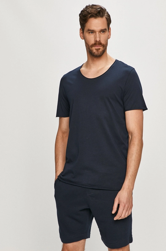 granatowy Selected Homme T-shirt Męski