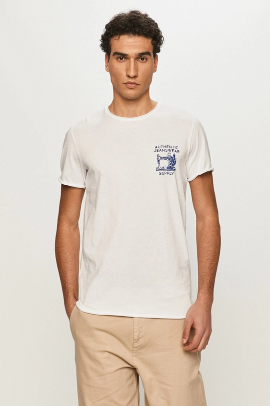 biały Selected Homme T-shirt