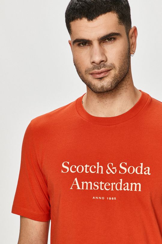 pomarańczowy Scotch & Soda - T-shirt